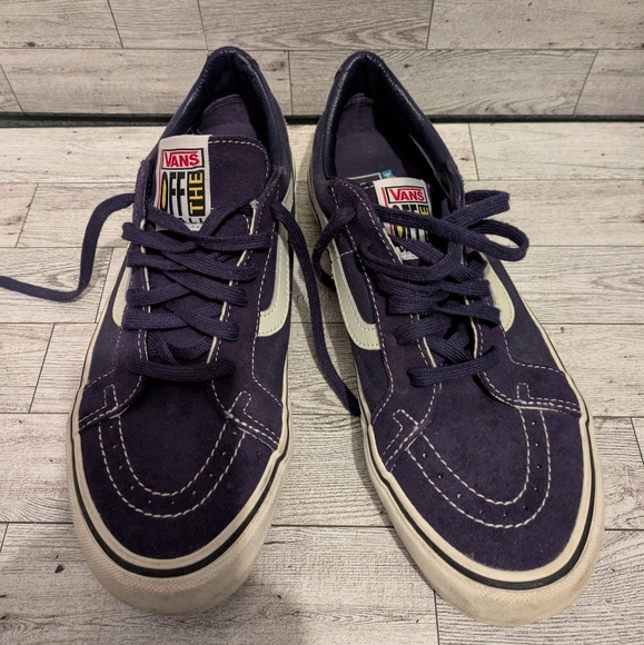 Vans Men's Purple Sneakers Size 9.5 - Picture 1 of 7